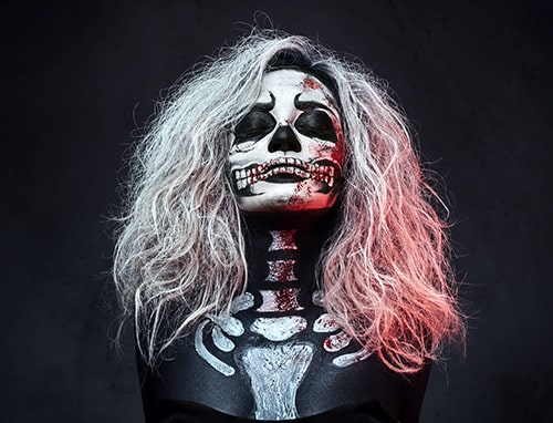 Образ на Хэллоуин: Скелет