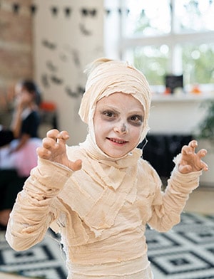 Хэллоуин в школе: костюм мумии