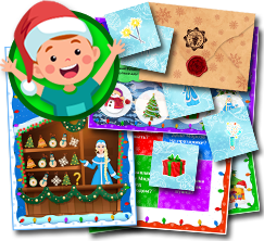 Новогодний квест для детей от 4 до 8 лет «Маленькие умники»